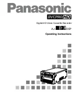 Panasonic AJ-HD130 Operating Instructions Manual preview