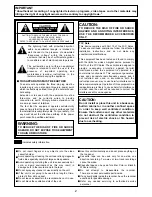 Предварительный просмотр 2 страницы Panasonic AJ-HD130 Operating Instructions Manual