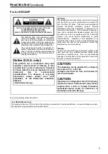 Preview for 3 page of Panasonic AJ-HD1400E Operating Instructions Manual