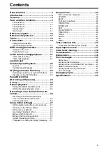 Preview for 5 page of Panasonic AJ-HD1400E Operating Instructions Manual