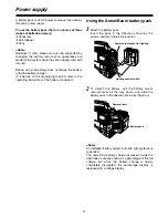 Preview for 21 page of Panasonic AJ-HDC27AP Operating Instructions Manual