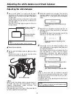 Preview for 48 page of Panasonic AJ-HDC27AP Operating Instructions Manual