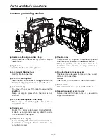 Preview for 11 page of Panasonic AJ-HDC27F Operating Instructions Manual