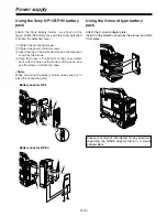 Preview for 25 page of Panasonic AJ-HDC27FE Operating Instructions Manual