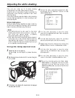Preview for 29 page of Panasonic AJ-HDC27FE Operating Instructions Manual