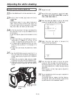 Preview for 31 page of Panasonic AJ-HDC27FE Operating Instructions Manual