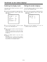 Preview for 49 page of Panasonic AJ-HDC27FE Operating Instructions Manual