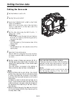 Preview for 66 page of Panasonic AJ-HDC27FE Operating Instructions Manual