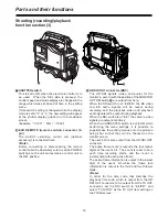 Preview for 16 page of Panasonic AJ-HDC27FP Operating Instructions Manual