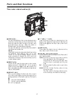 Preview for 21 page of Panasonic AJ-HDC27FP Operating Instructions Manual