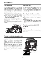 Preview for 125 page of Panasonic AJ-HDC27FP Operating Instructions Manual