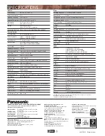 Предварительный просмотр 8 страницы Panasonic AJ-HDX400 Brochure & Specs