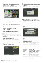 Preview for 70 page of Panasonic AJ-HPD2500 Operating Instructions Manual