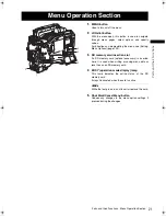 Предварительный просмотр 21 страницы Panasonic AJ-HPX2100E Operating Instructions Manual