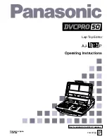 Preview for 1 page of Panasonic AJ-LT95 Operating Instructions Manual