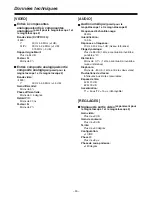 Preview for 184 page of Panasonic AJ-LT95 Operating Instructions Manual