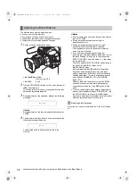 Предварительный просмотр 52 страницы Panasonic AJ-P2C002SG Operating Instructions Manual