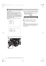 Предварительный просмотр 54 страницы Panasonic AJ-P2C002SG Operating Instructions Manual