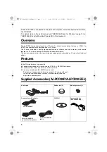 Предварительный просмотр 6 страницы Panasonic AJ-PCD20EJ Operating Instructions Manual