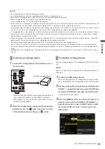 Предварительный просмотр 49 страницы Panasonic AJ-PD500E Operating Instructions Manual