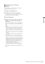 Preview for 63 page of Panasonic AJ-PD500P Operating Instructions Manual