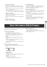 Preview for 75 page of Panasonic AJ-PD500P Operating Instructions Manual