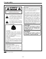 Предварительный просмотр 2 страницы Panasonic AJ-PD900 Operating Instructions Manual