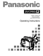 Panasonic AJ-PD900WP Operating Instructions Manual preview