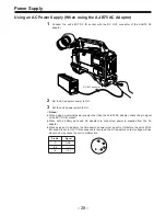 Preview for 28 page of Panasonic AJ-PD900WP Operating Instructions Manual