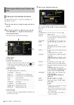 Предварительный просмотр 50 страницы Panasonic AJ-PG50 Operating Instructions Manual