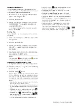 Предварительный просмотр 63 страницы Panasonic AJ-PG50 Operating Instructions Manual