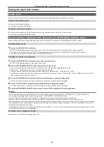 Preview for 63 page of Panasonic AJ-PX230E Operating Instructions Manual