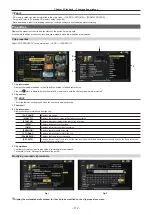 Предварительный просмотр 112 страницы Panasonic AJ-PX230E Operating Instructions Manual