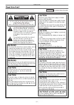 Preview for 2 page of Panasonic AJ-PX270 Operating Instructions Manual