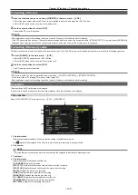 Предварительный просмотр 122 страницы Panasonic AJ-PX380G Operating Instructions Manual