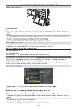 Preview for 100 page of Panasonic AJ-PX5000G Operating Instructions Manual