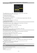 Preview for 103 page of Panasonic AJ-PX5000G Operating Instructions Manual