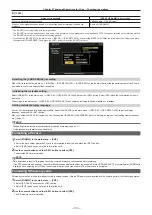 Preview for 133 page of Panasonic AJ-PX5000G Operating Instructions Manual