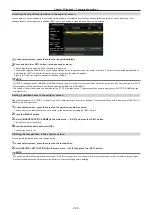 Предварительный просмотр 148 страницы Panasonic AJ-PX5100G Operating Instructions Manual