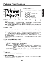 Предварительный просмотр 5 страницы Panasonic AJ-RC5 Operating Instructions Manual