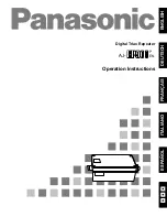 Preview for 1 page of Panasonic AJ-RP900EN Operating Instructions Manual