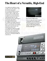 Preview for 2 page of Panasonic AJ-SD955B Brochure & Specs