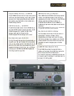 Preview for 5 page of Panasonic AJ-SD955B Brochure & Specs