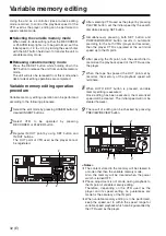 Предварительный просмотр 32 страницы Panasonic AJ-SD965E Operating Instructions Manual