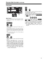 Preview for 15 page of Panasonic AJ-SD965p Operating Instructions Manual