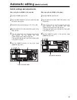 Preview for 25 page of Panasonic AJ-SD965p Operating Instructions Manual