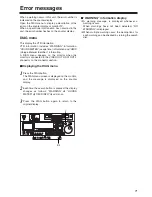 Preview for 71 page of Panasonic AJ-SD965p Operating Instructions Manual