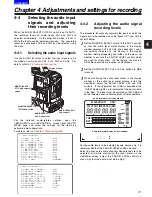 Preview for 31 page of Panasonic AJ-SDX900E Operating Instructions Manual