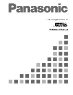 Panasonic AJ-SF771AP Reference Manual предпросмотр