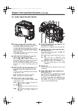 Предварительный просмотр 12 страницы Panasonic AJ-SPC700 Operating Instructions Manual